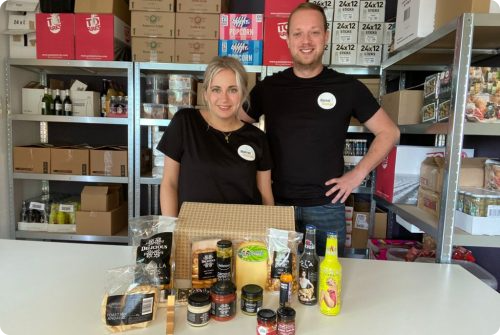 Eigenaren van borreldoosje Wessel en Sietske